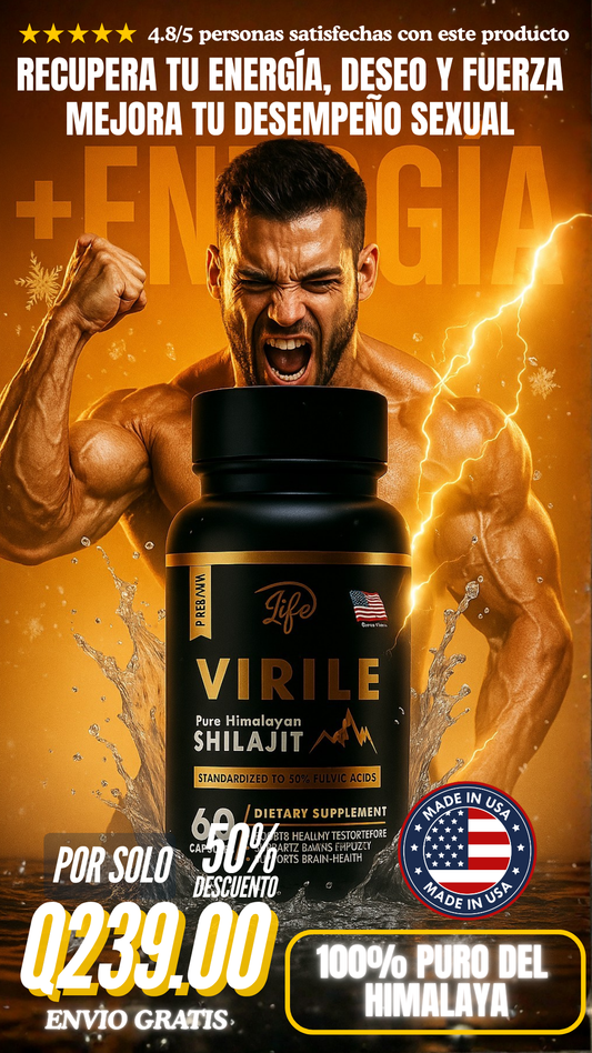 Virile Shilajit del Himalaya – Vitalidad Masculina