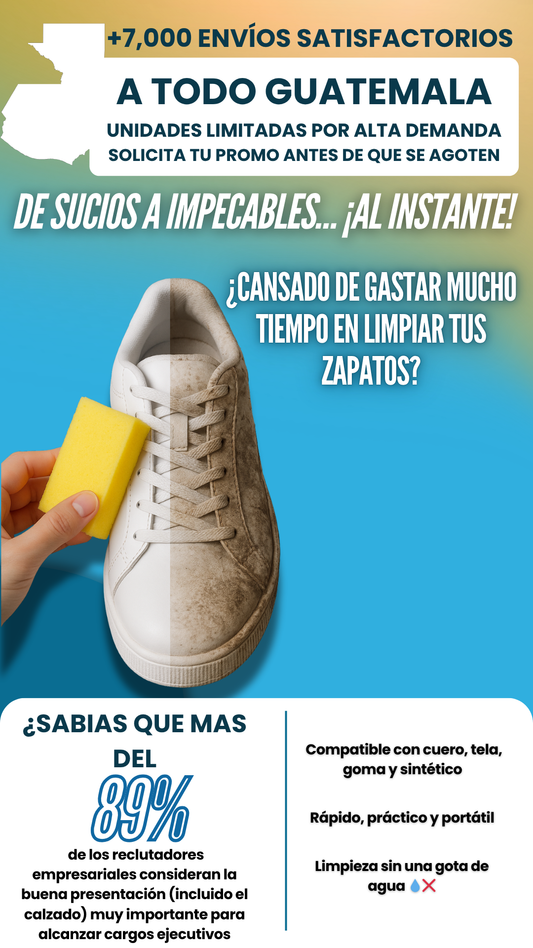 🧼 Cera Limpiadora de Zapatos Multifuncional – Zapatos Limpios Al Instante
