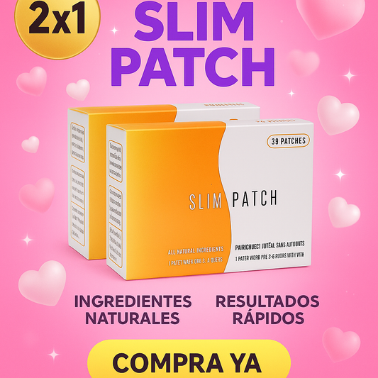 SlimPatch® 2x1 – Tratamiento de 60 Días para Adelgazar sin Esfuerzo